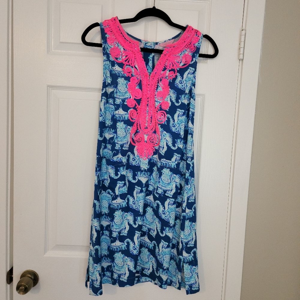 Lily Pulitzer dress with embroidery